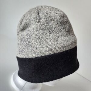 Peepers Beanie‎ Hat 85% Wool Knit Fleece Winter Toque Warm Double Layer Thermal